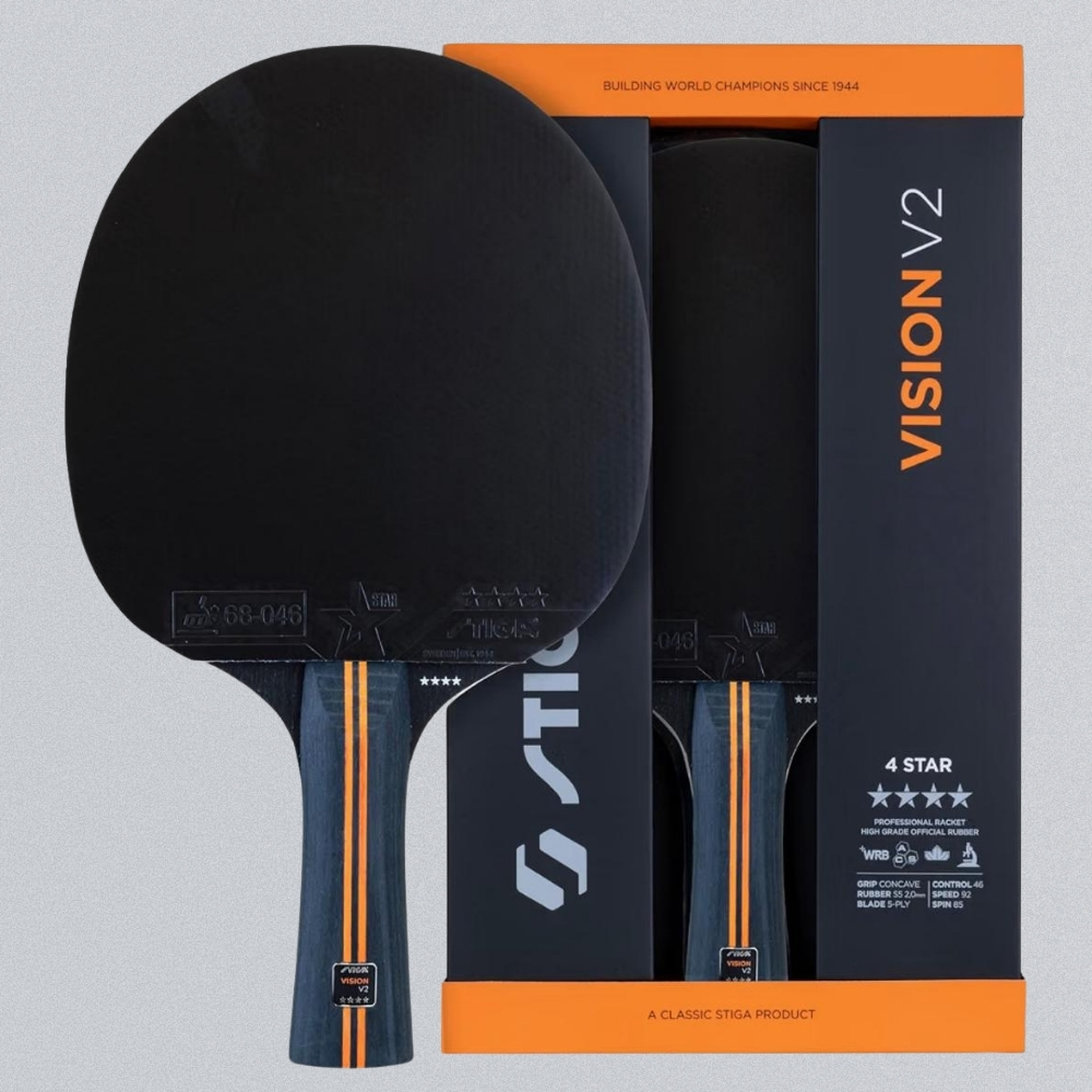 STIGA Vision V2 4-Star Table Tennis Bat